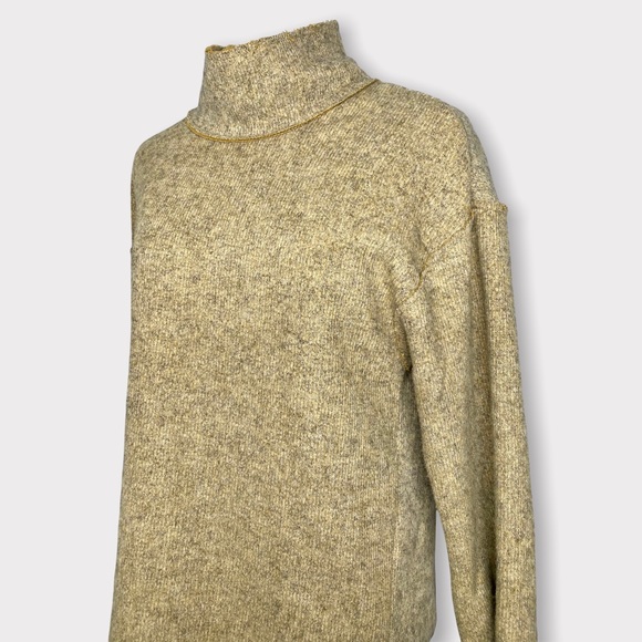 For the Republic drop shoulder ribbed high neck wide sleeves size medium top - Picture 2 of 10